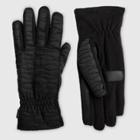 Isotoner Women's Sleek Heat Gloves - Black