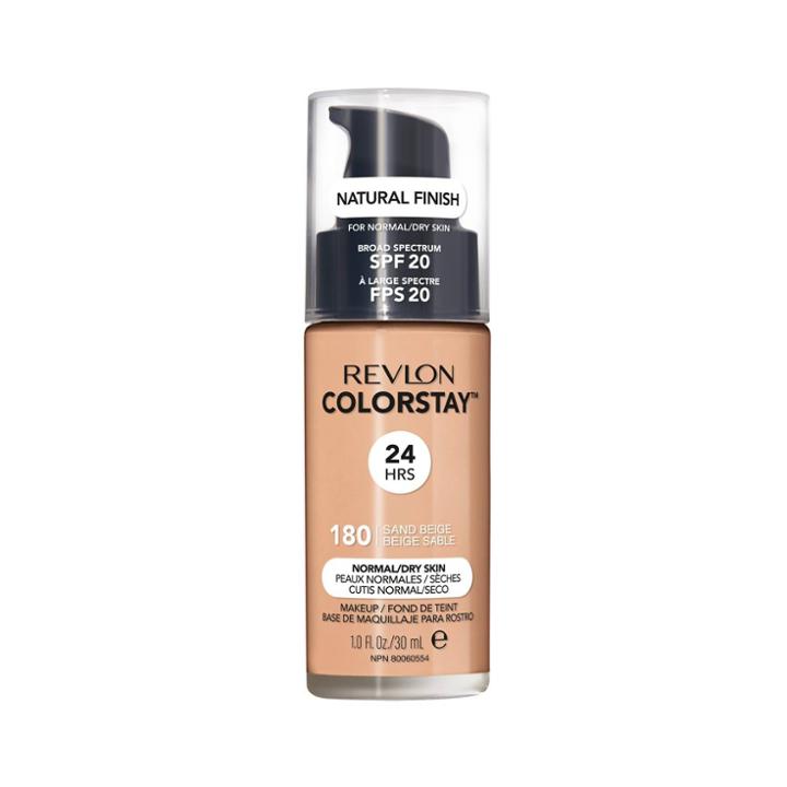 Revlon Colorstay Makeup For Normal/dry Skin With Spf 20 180 Sand Beige, 180 Brown Beige