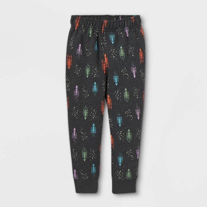 Toddler Fleece Pull-on Pants - Cat & Jack Black