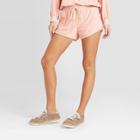 Women's Mid-rise French Terry Lounge Shorts - Universal Thread Pink
