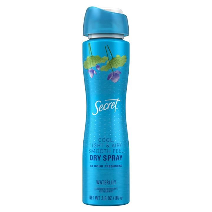Women's Secret Invisible Spray Antiperspirant & Deodorant Waterlilly