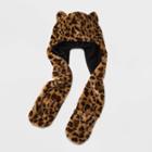 Kids' Hooded Leopard Print Scarves - Cat & Jack , One Color