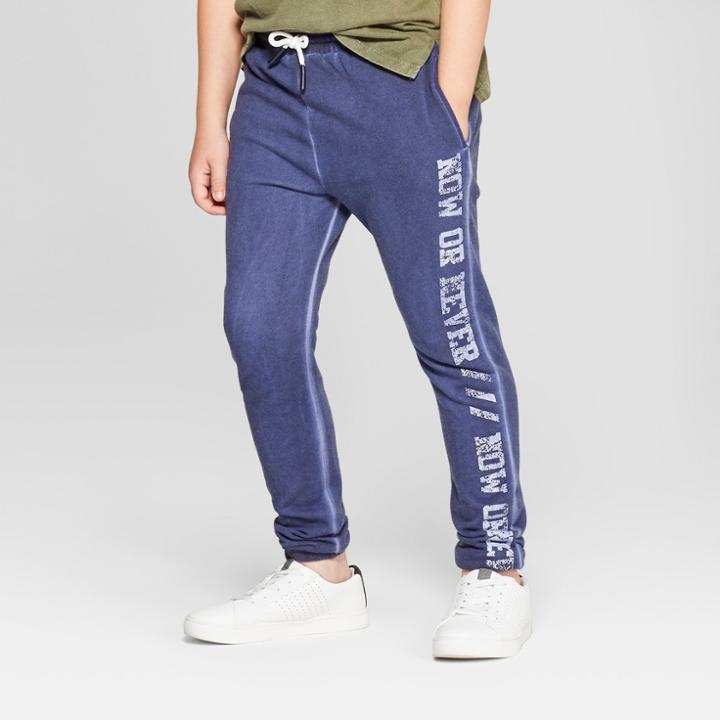 Boys' Knit Jogger Pants - Art Class Blue Xxl,