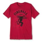 Men's Fireball Short Sleeve Graphic T-shirt Red