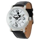 Men's Disney Mickey Mouse Shinny Vintage Articulating Watch With Alloy Case - Black, Men's,