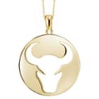 Distributed By Target Women's Sterling Silver Taurus Zodiac Pendant