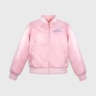 Girls' Disney The Little Mermaid Ariel Bomber Jacket - Pink 4 - Disney