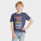 Boys' Solar Planets Short Sleeve Graphic T-shirt - Cat & Jack Navy