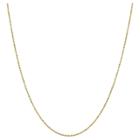 Target Women's Diamond Cut Short Beaded Gold Chain Necklace Gold In Sterling Silver - Gold