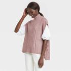 Women's Knit Vest - A New Day Pink