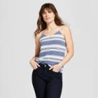 Women's Cross Back Tank Top - Universal Thread Blue