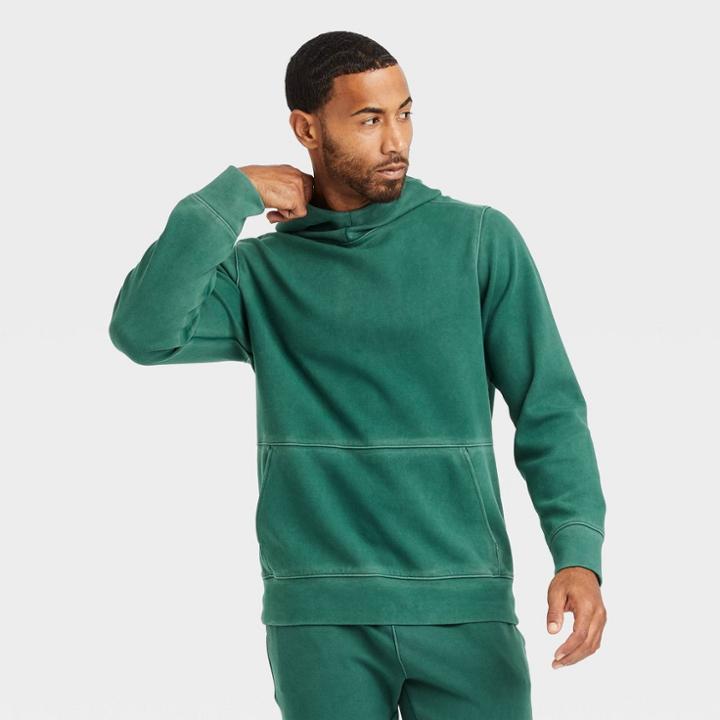 All In Motion Men's Premium Washed Fleece Sweatshirt - All In