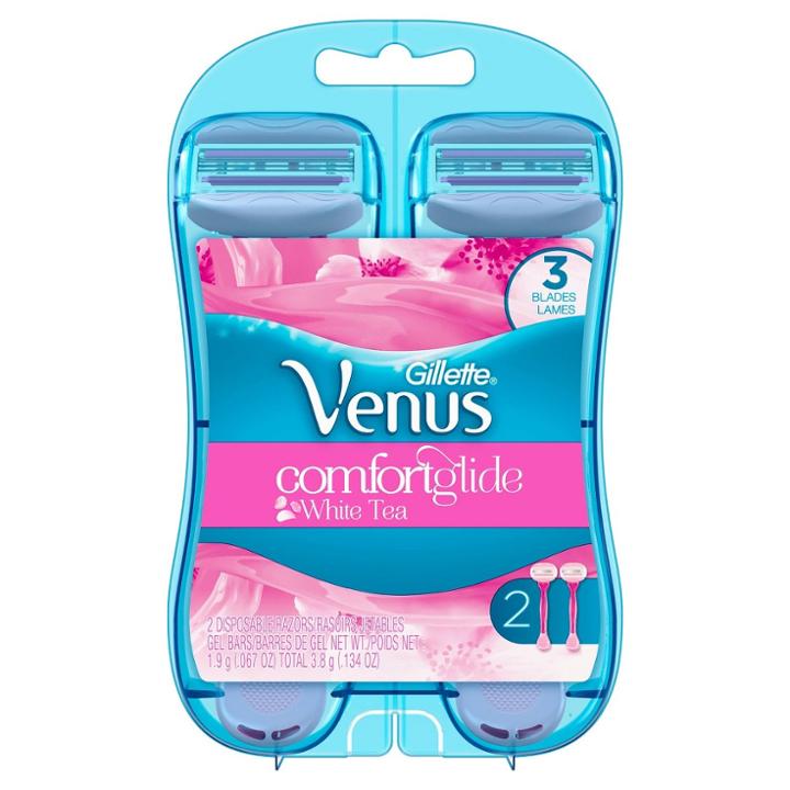 Venus Comfortglide White Tea 3-blade Disposable Razor