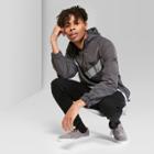 Men's Casual Fit Reflective Pieced Anorak Jacket - Original Use Essential Gray