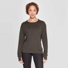 Women's Running Long Sleeve T-shirt - C9 Champion Green