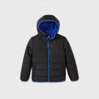 Boys' Reversible Puffer Jacket - Cat & Jack Black