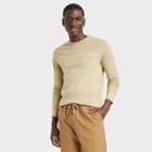 Men's Long Sleeve Garment Dyed Pocket T-shirt - Goodfellow & Co