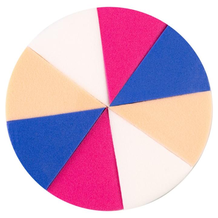 Urban Beauty United 8pk Foundation Wedge Sponges - Wonder Wheel
