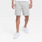 Men's Soft Stretch Shorts 9 - All In Motion Light Gray