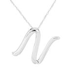 Target Women's Sterling Silver Alphabet 'n' Pendant,