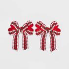 Sugarfix By Baublebar 'that's A Wrap' Statement Earrings - Red