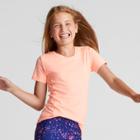 Girls' Super Soft Tech T-shirt Coral (pink) Xl - C9 Champion