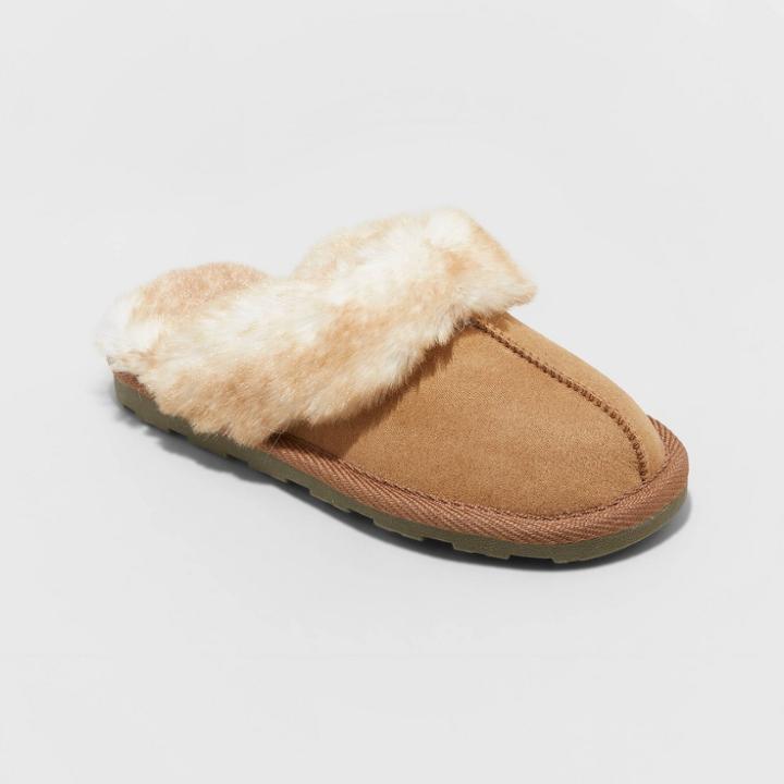 Girls' Carmen Moccasin Slippers - Cat & Jack Chestnut