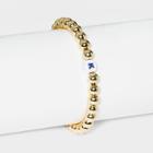 Sugarfix By Baublebar Initial 'k' Stretch Bracelet - Gold