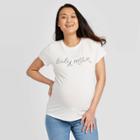 Maternity Short Sleeve Babymoon Graphic T-shirt - Isabel Maternity By Ingrid & Isabel Beige