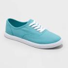 Women's Lunea Lace-up Apparel Sneakers - Universal Thread Turquoise Blue