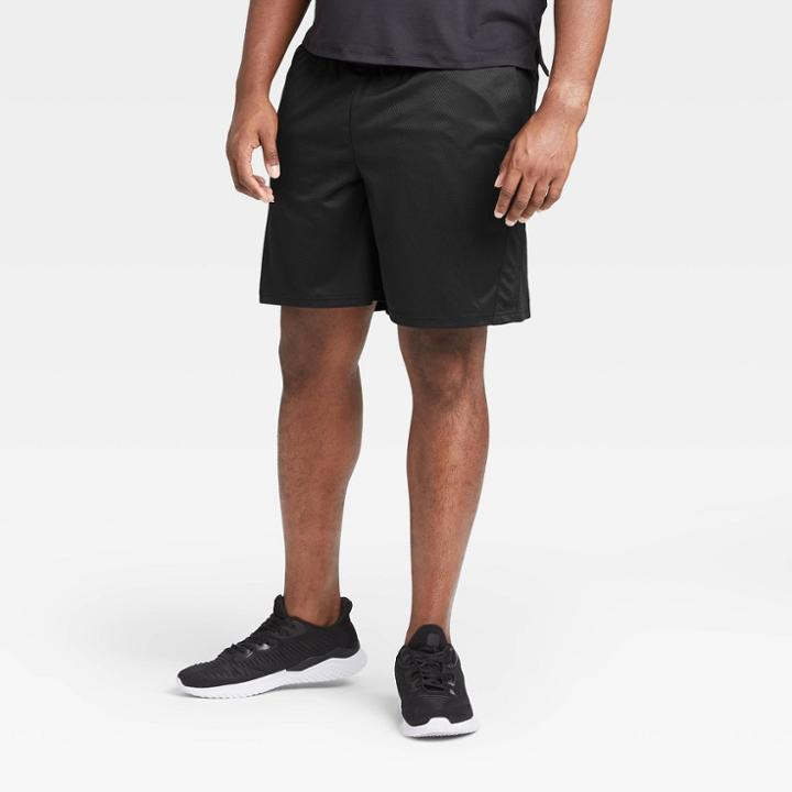 Men's Mesh Shorts - All In Motion Black