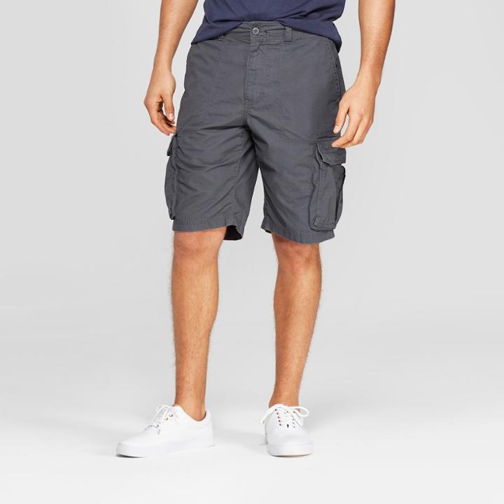 Men's 11 Cargo Shorts - Goodfellow & Co Gray 29, Railroad Gray