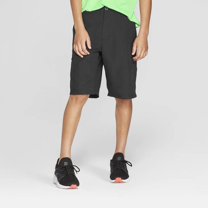 Boys' Golf Cargo Shorts - C9 Champion Black
