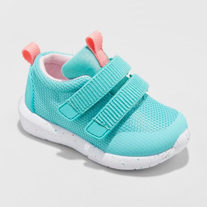Toddler Girls' Dustina Adjustable Easy Close Mesh Sneakers - Cat & Jack