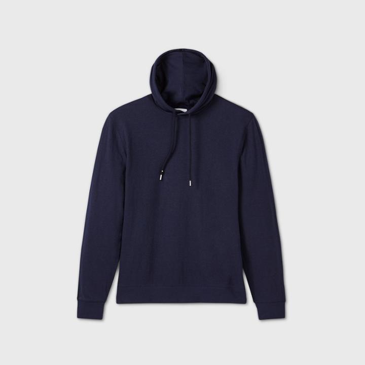 Men's Big & Tall Standard Fit Light Weight Pullover Hoodie - Goodfellow & Co Xavier Navy