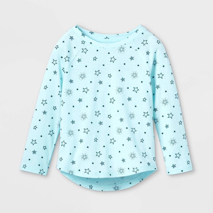 Toddler Girls' Star Long Sleeve T-shirt - Cat & Jack