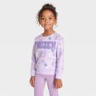 Toddler Girls' Disney Frozen Elsa Pullover Sweatshirt - Purple