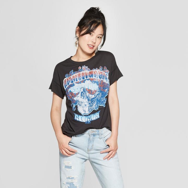 Junk Food Women's Grateful Dead Short Sleeve Graphic T-shirt - Black