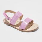 Toddler Girls' Calypso Two Piece Footbed Sandals - Cat & Jack Pink