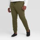 Men's Big & Tall Sweater Fleece Jogger Pants - Goodfellow & Co Green