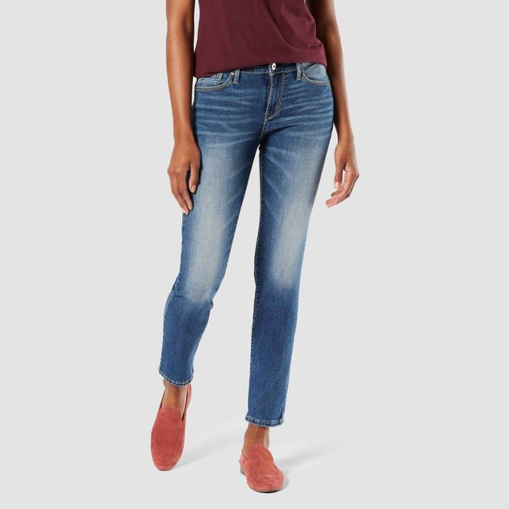Denizen From Levi's Women's Mid-rise Modernslim Jeans - Stunner 18