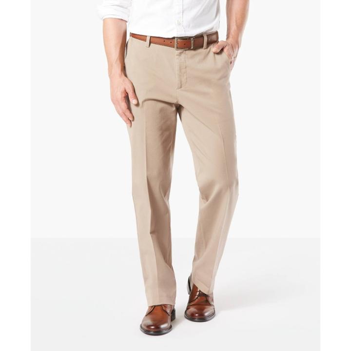 Dockers Men's Classic Fit Smart 360 Flex Workday Chino Pants - Safari Beige