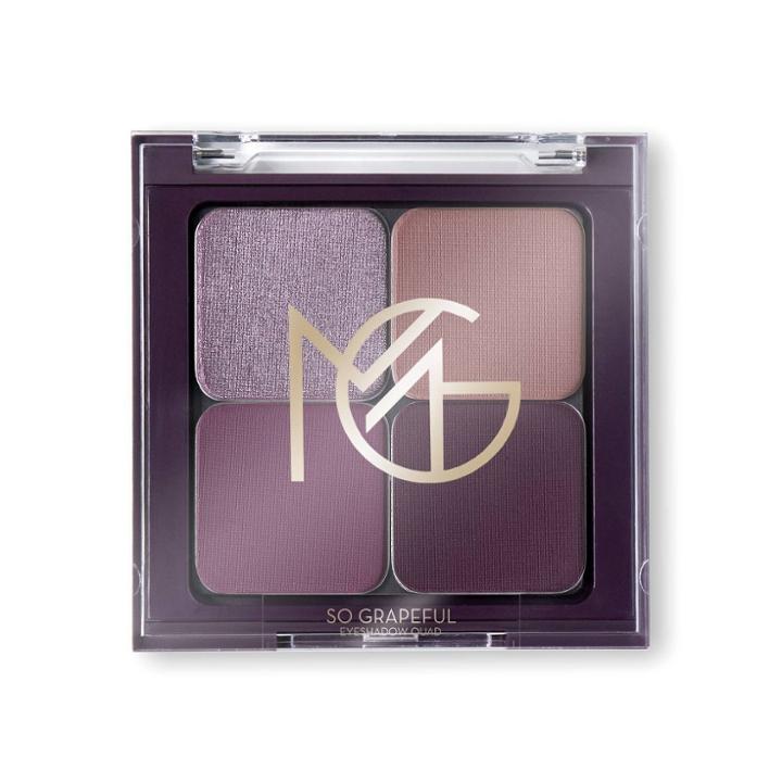 Makeup Geek Monochromatic Eyeshadow Quad So Grapeful - Four Full Size Pans