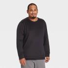 Men's Big & Tall Tech Fleece Crewneck Pullover - All In Motion Black Xxxl