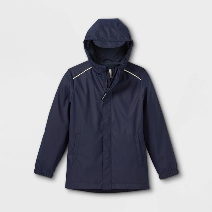 Boys' 3-in-1 Rain Jacket With Vest - Cat & Jack Navy