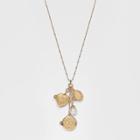 Ball Chain With Locket And Pearl Charm Pendant Necklace - Wild Fable Gold