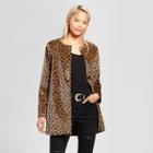 Women's Cardigan Coat - K By Kersh Animal Print
