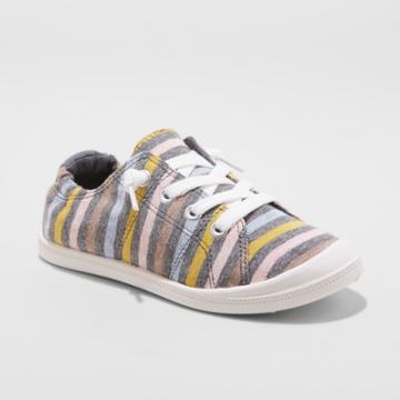 Girls' Mad Love Shana Canvas Sneakers - Charcoal