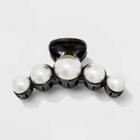 Target Faux Pearl Claw Clip - A New Day Black