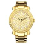 Men's Jbw Jb-6225-m 562 Swiss Movement Stainless Steel Real Diamond Watch - Gold, Size: Large, Pharoah Gold